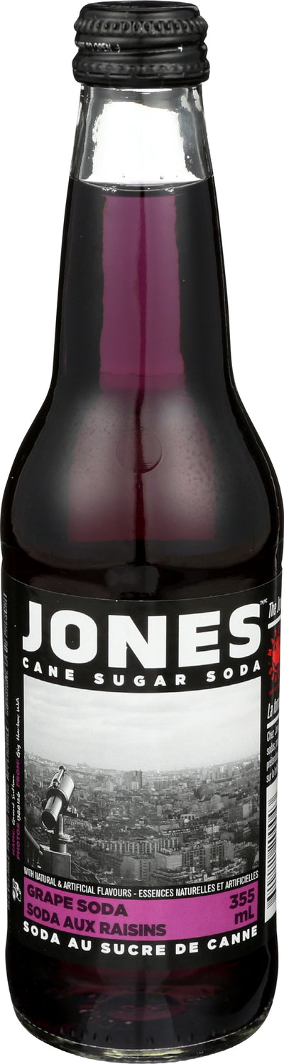 Jones Grape Soda, 355 ml