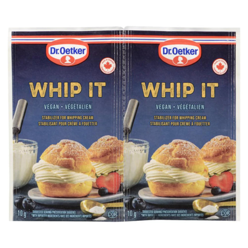 Dr. Oetker Whip It Stabilizer for Whipping Cream, 0.35, 2 ct