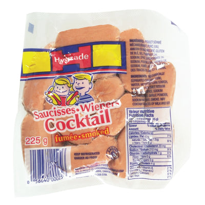 Hygrade Smoked Cocktail Weiners, 225 g