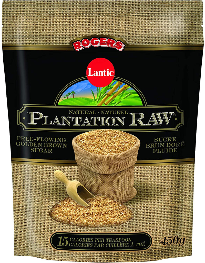 Plantation Raw Free-Flowing Golden Brown Sugar, 450 g