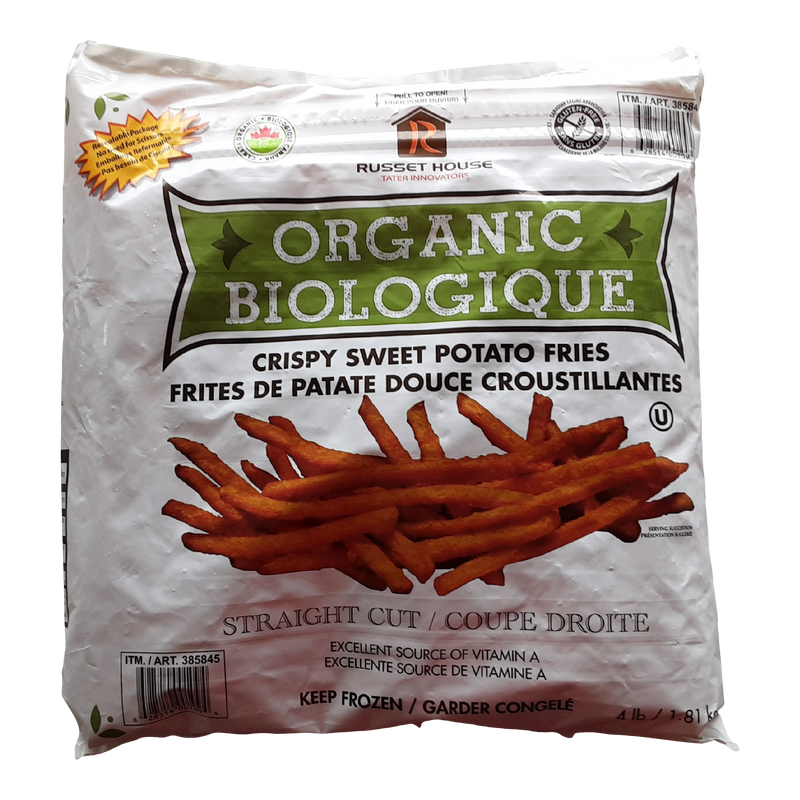 Russet House Organic Crispy Sweet Potato Fries, 1.81 kg