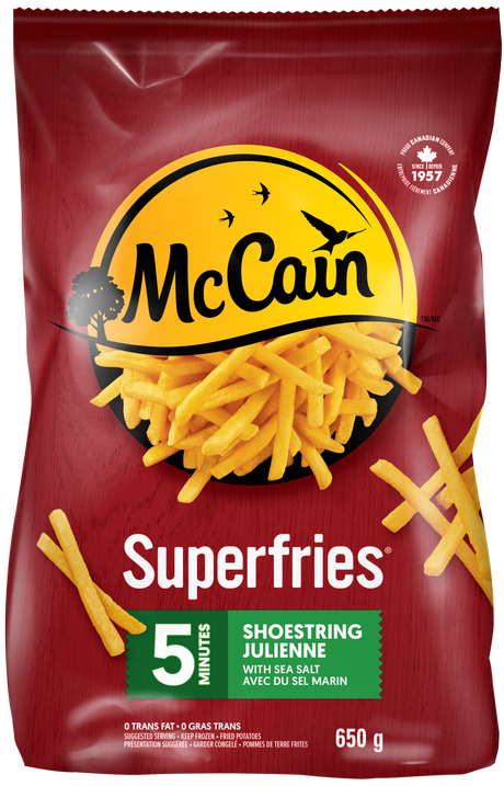 McCain Superfries 5 Minutes Shoestring Fries, 650 g