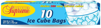 Club Supreme Ice Cube Bags, 10 ct