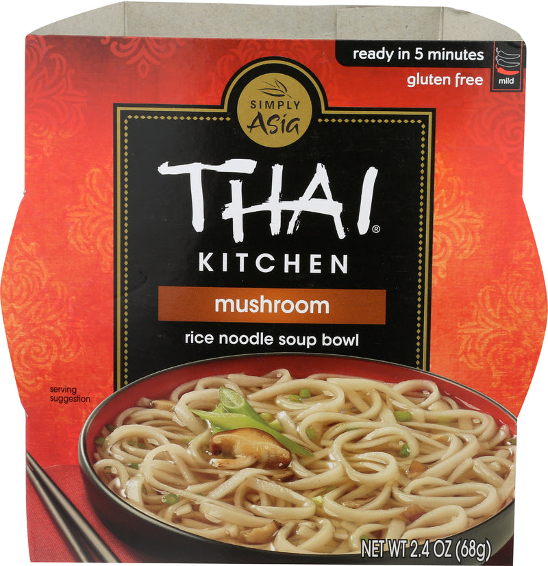 Thai Kitchen Rice Noodle Mushroom Soup Bowl, 68 g