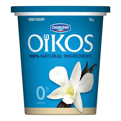 Danone Oikos Vanilla 0% Greek Yogurt, 750 g