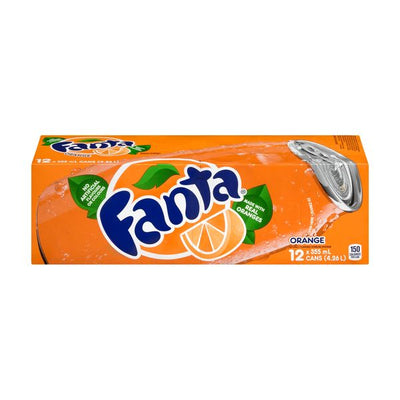 Fanta Orange Soda, 12 x 355 mL