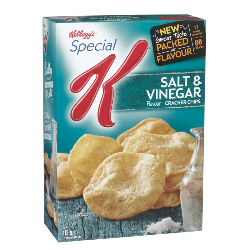Special K Salt & Vinegar Cracker Chips, 113 g