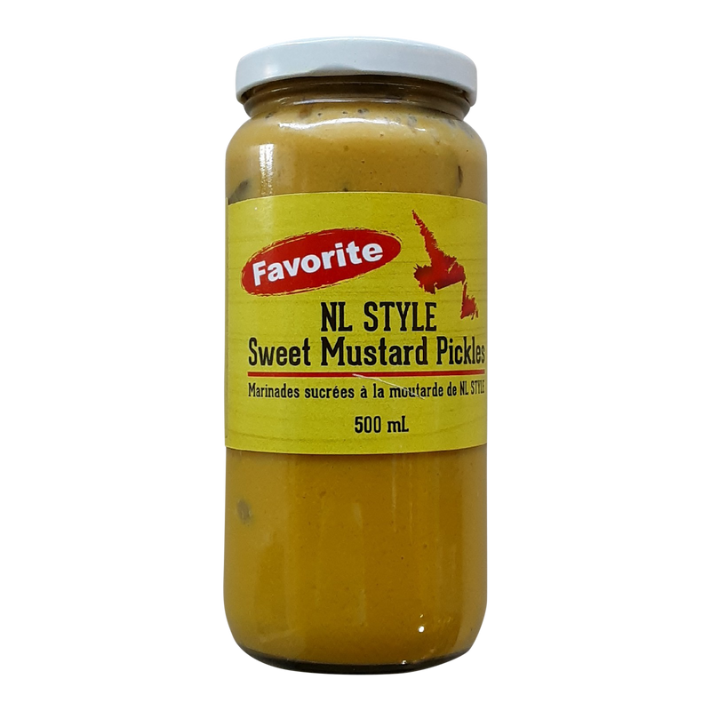 Favorite NL Style Sweet Mustard Pickle, 500 mL