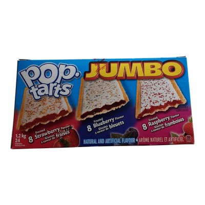 Kellogg's Pop Tarts Jumbo Variety Toaster Pastries, 24 ct, 1.2 kg