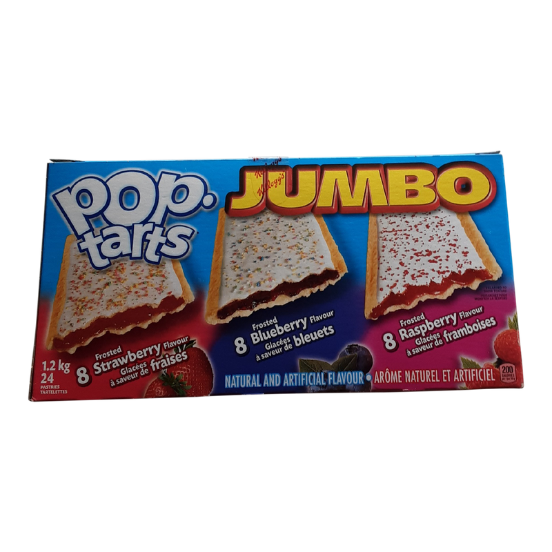 Kellogg's Pop Tarts Jumbo Variety Toaster Pastries, 24 ct, 1.2 kg