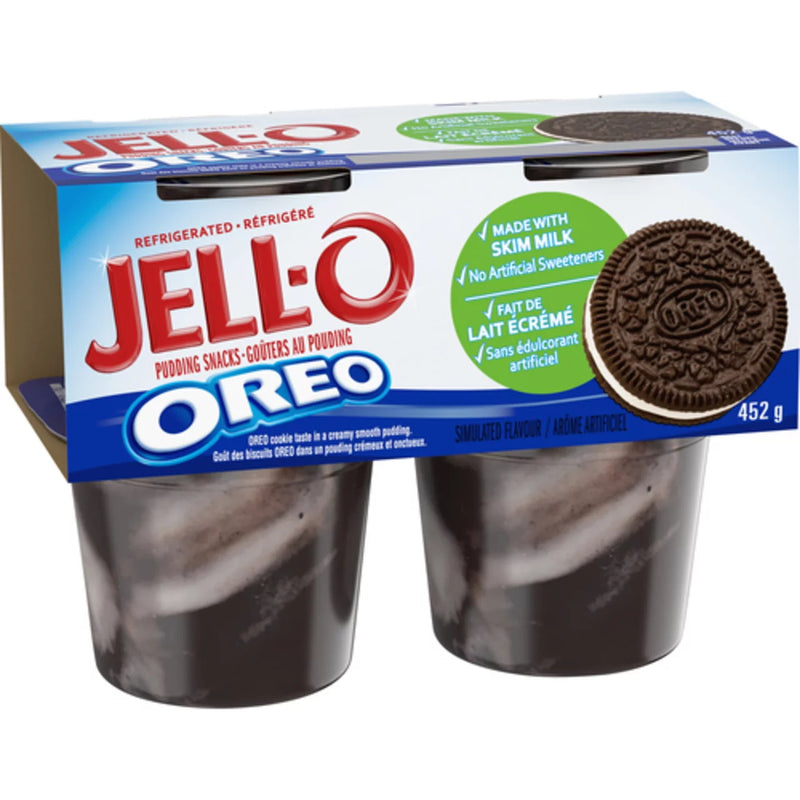 Jell-O Oreo Pudding Snacks, 452 g