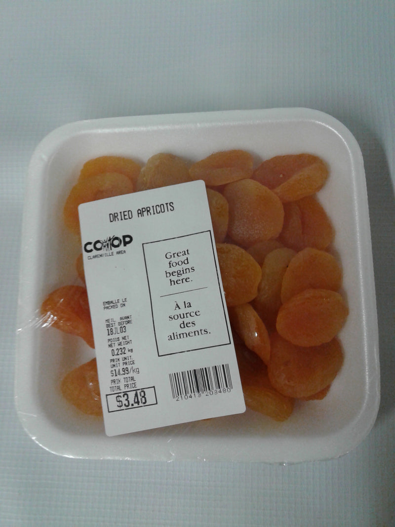 Dried Apricots, Bulk