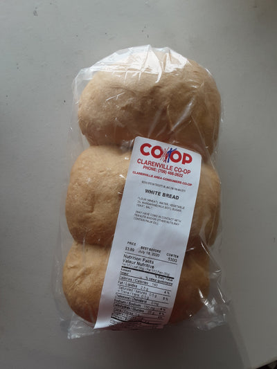 White Bread Unsliced, 530 g