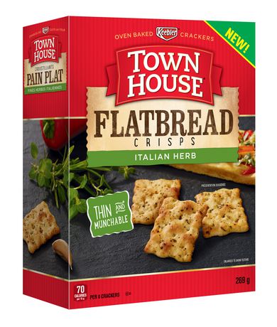 Town House Italian Herb Flatbread Crisps, 269 g