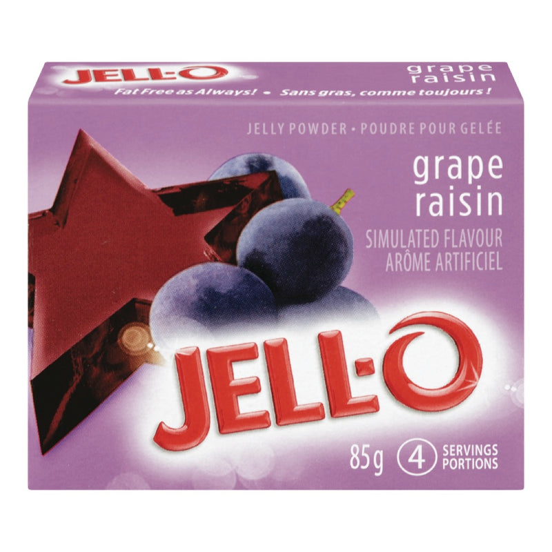 JELL-O Grape Jelly Powder, 85 g