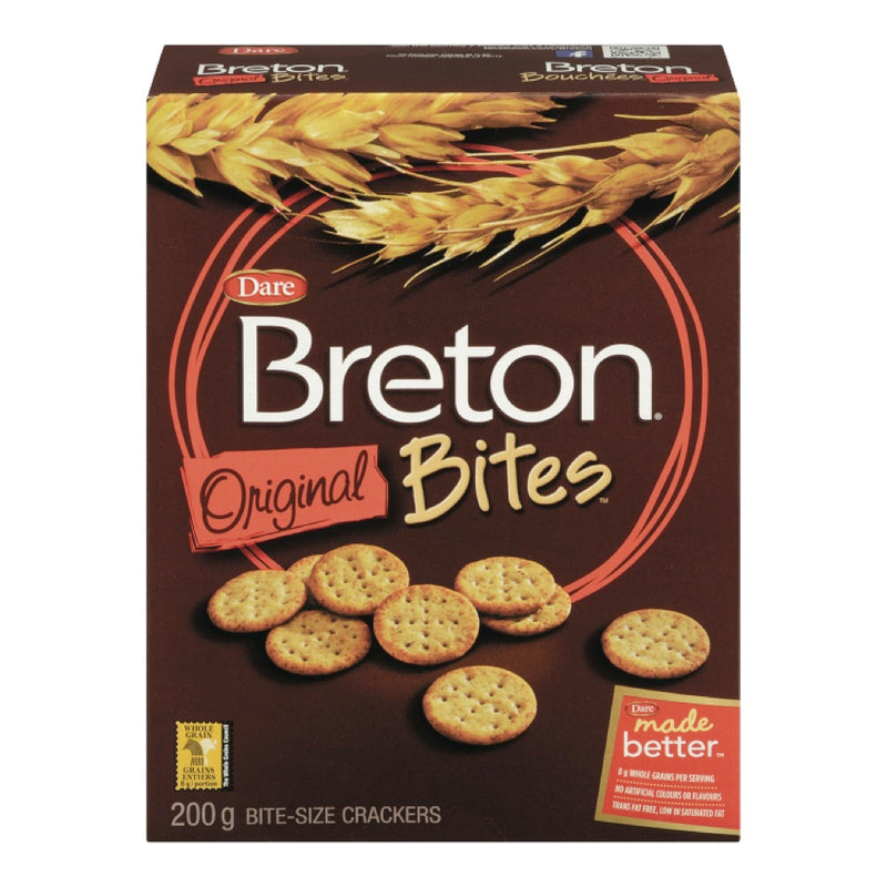 Dare Breton Bites Original Bite-Size Crackers, 200 g