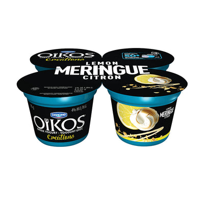 Oikos Greek Yogurt Creations Lemon Meringue, 4 x 100 g