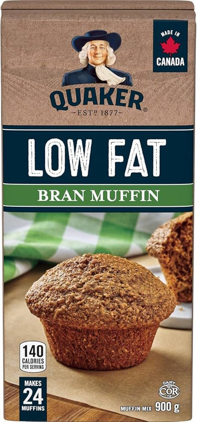 Quaker Bran Low Fat Muffin Mix, 900 g