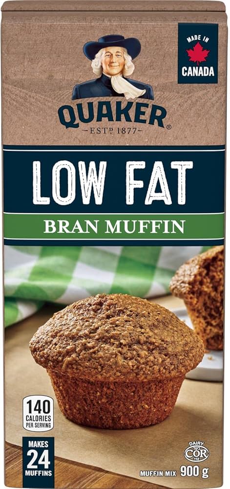 Quaker Bran Low Fat Muffin Mix, 900 g