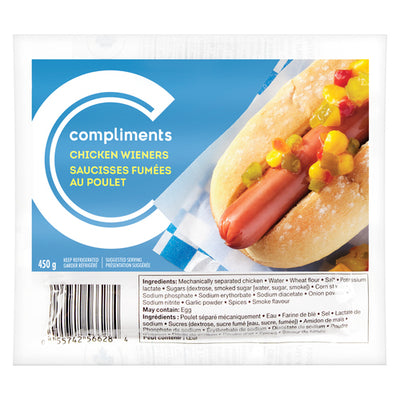 Compliments Chicken Wieners, 450 g