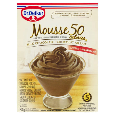 Dr. Oetker Milk Chocolate Light Instant Mousse Mix, 38 g
