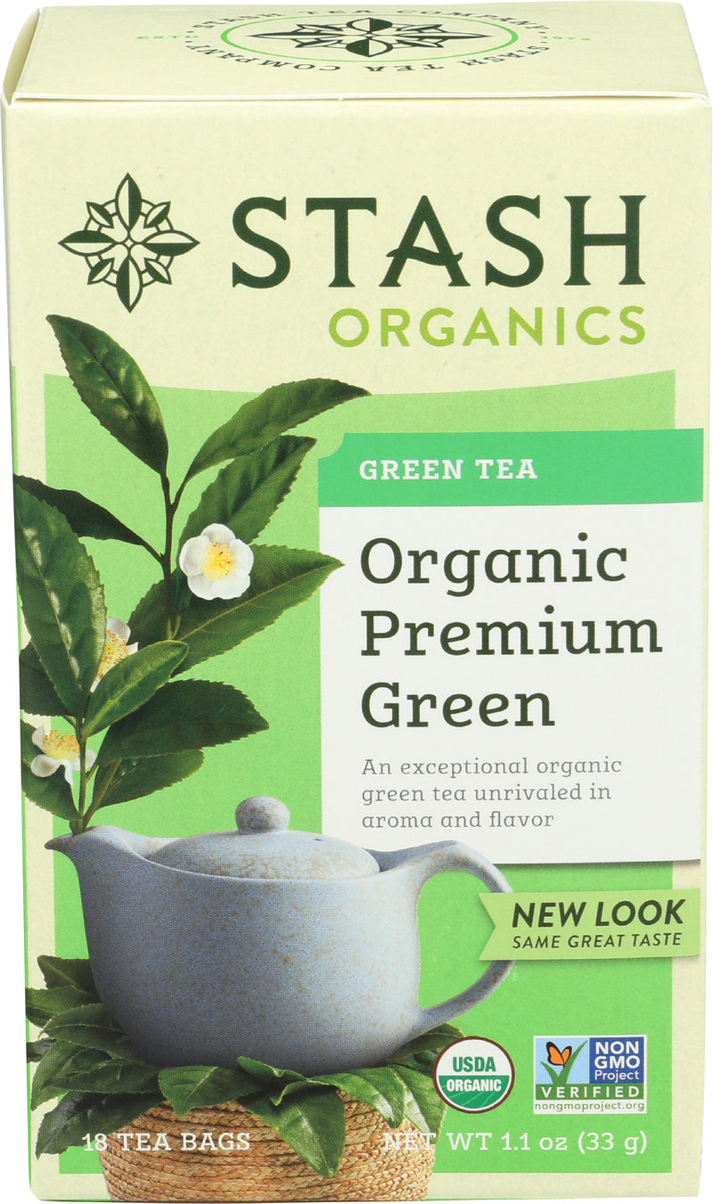Stash Organic Premium Green Tea, 33g   (18ct)