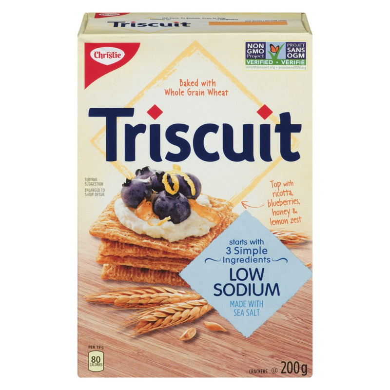 Christie Triscuit Original Low Sodium, 200 g