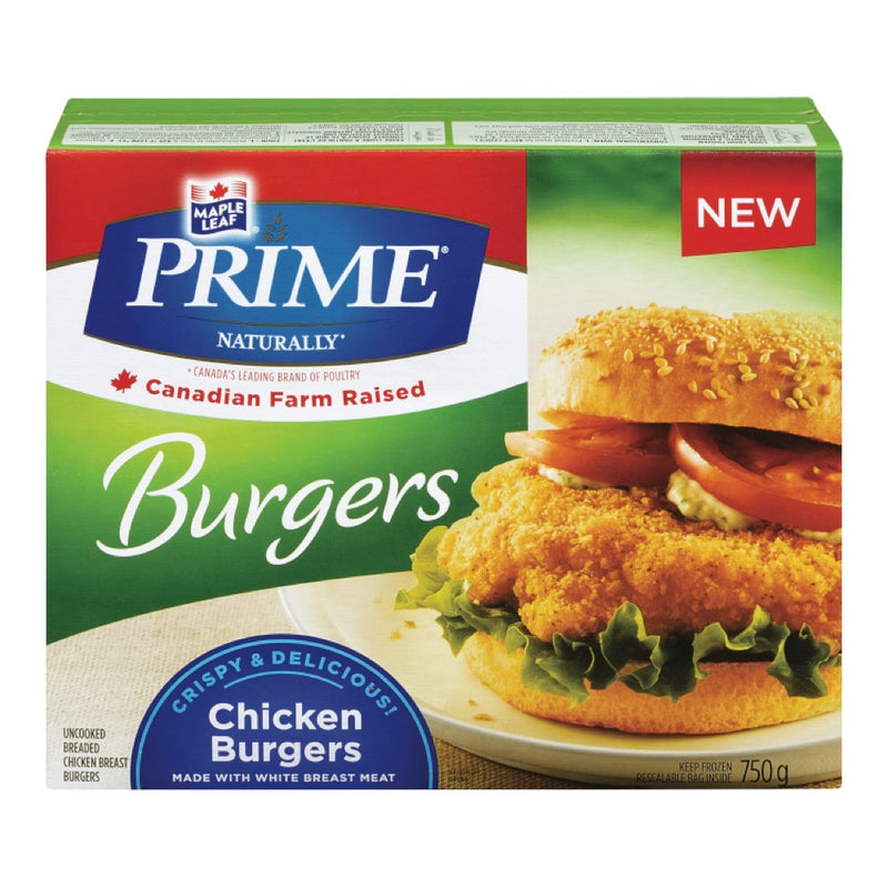 Prime Chicken Burgers, 750 g