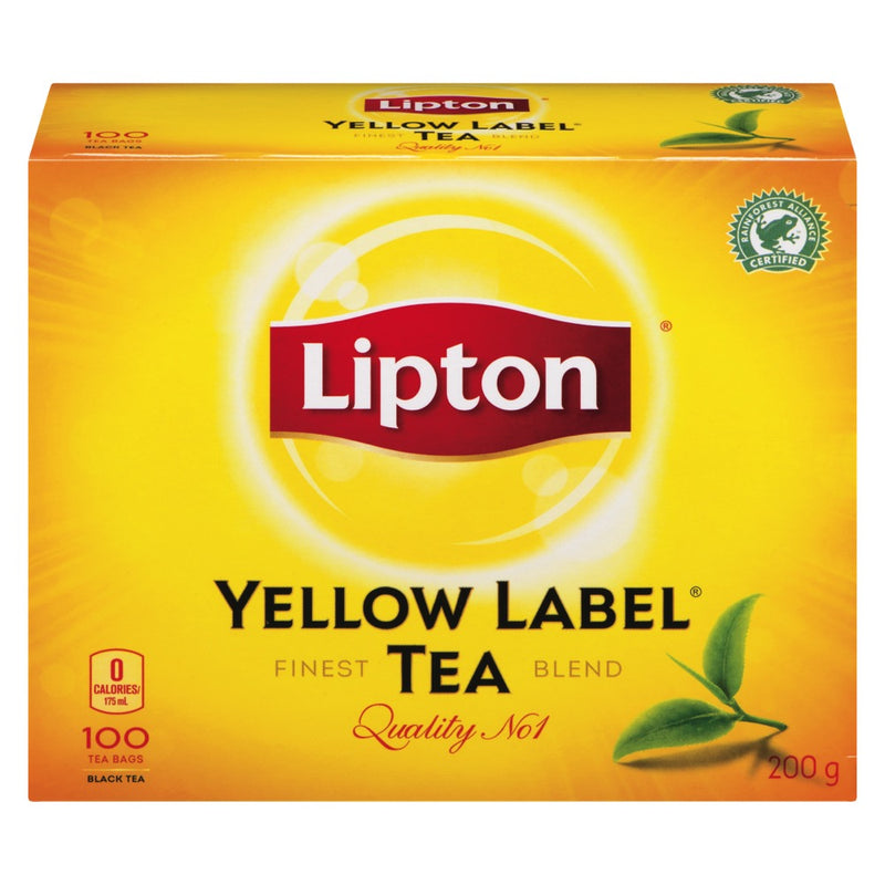 Lipton Yellow Label Tea Black Tea Bags, 200g  (100ct)
