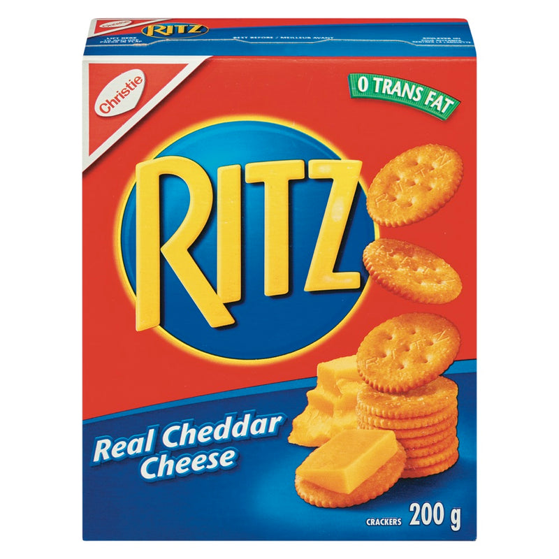 Christie Ritz Real Cheddar Cheese Crackers, 200 g