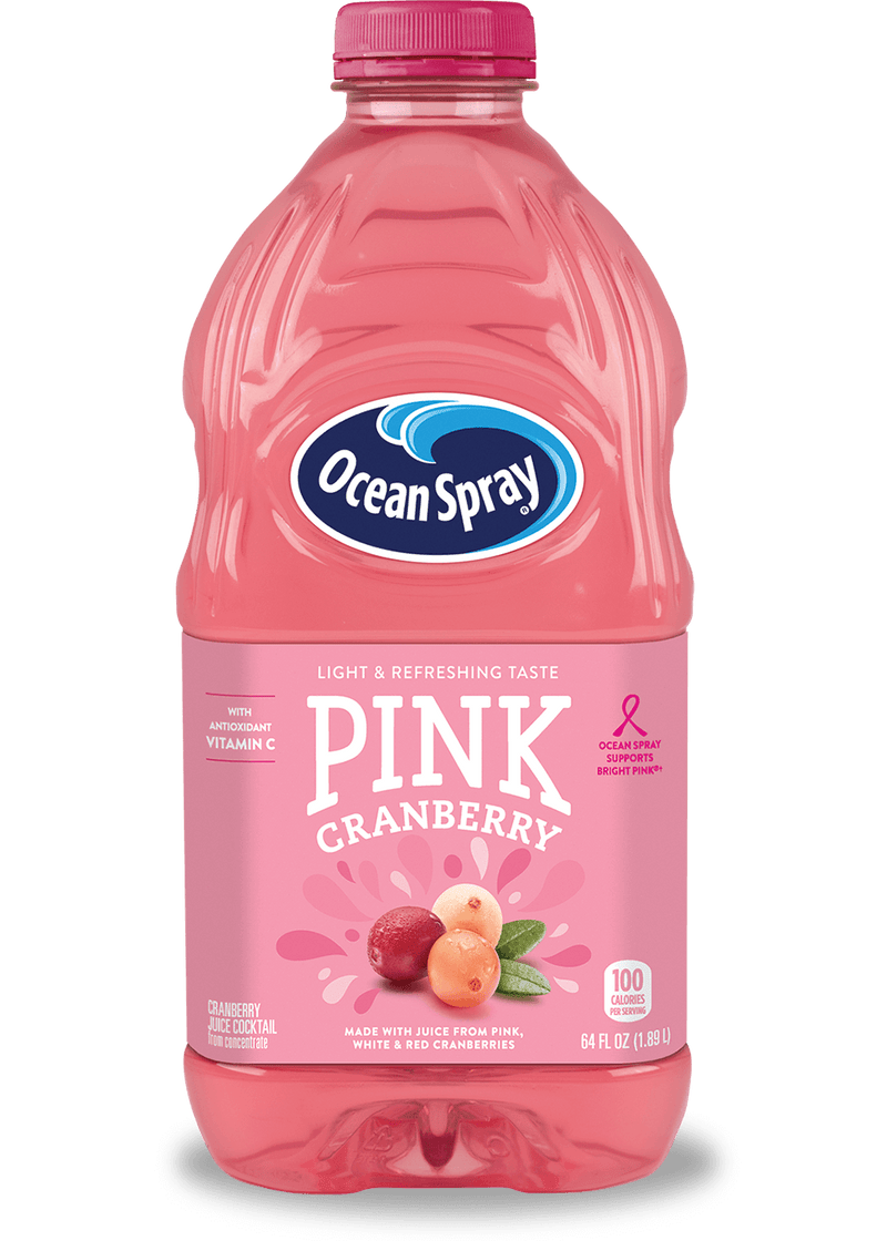 Ocean Spray Pink Cranberry Juice Cocktail, 1.89 L