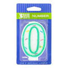 Bakery Crafts Number 0 Birthday Candle