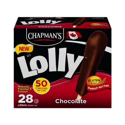 Chapman's Li'l Lolly Chocolate Ice Pops, 28 x 50 mL