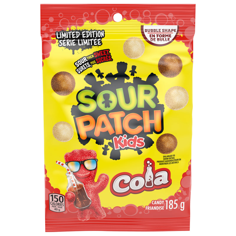 Sour Patch Kids Cola Bubble Shape Candy, 185 g