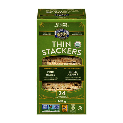 Thin Stackers Puffed Rice Cakes, 168 gf