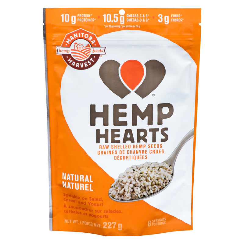 Hemp Hearts Raw Shelled Hemp Seeds, 227 g