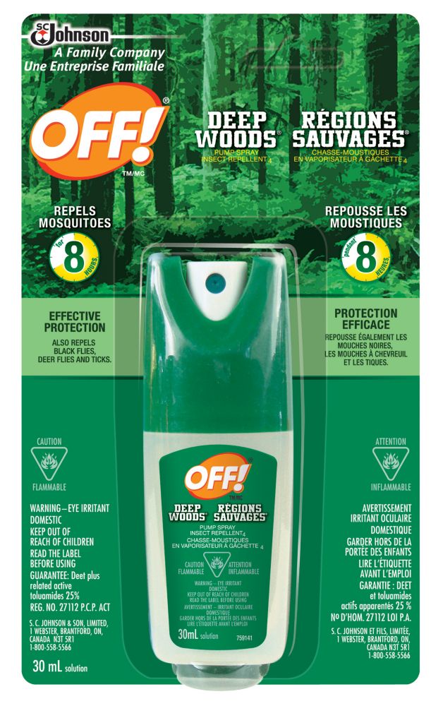 OFF! Deep Woods Bug Spray, 30 mL