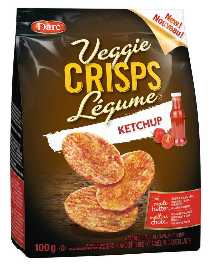 Dare Veggie Crisps Ketchup, 100 g