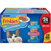 Friskies Pate Ocean Delights Mega Pack Wet Cat Food, 24 x 156 g