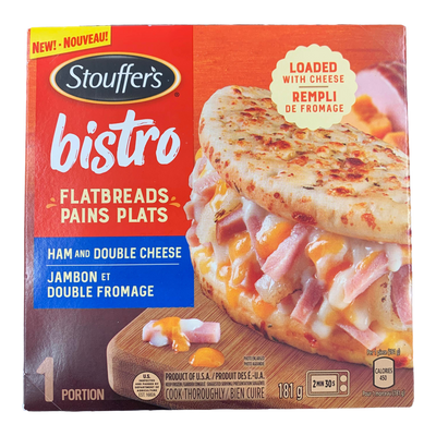 Stouffers Bistro Flatbreads Ham & Double Cheese, 184g