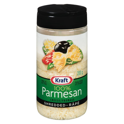 Kraft Shredded Parmesan Cheese, 200 g