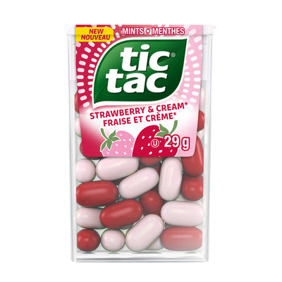 Tic Tac Strawberry & Cream, 29 g