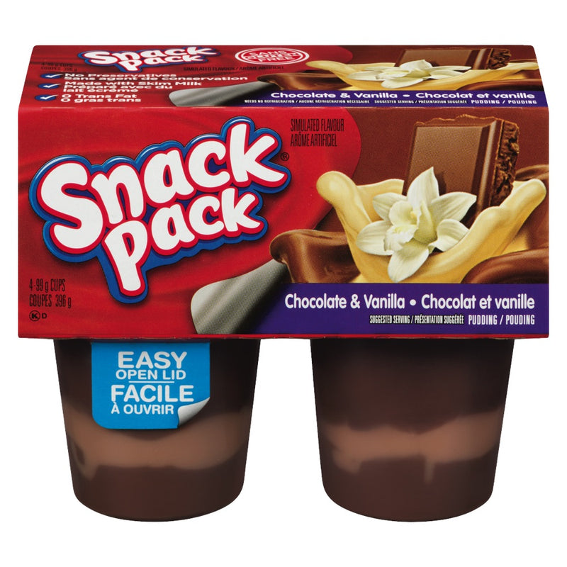 Snack Pack Chocolate & Vanilla, 396 g