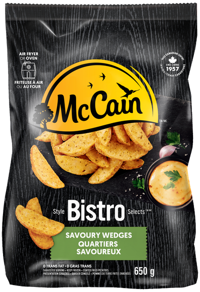 McCain Extra Crispy Savory Wedges, 650 g