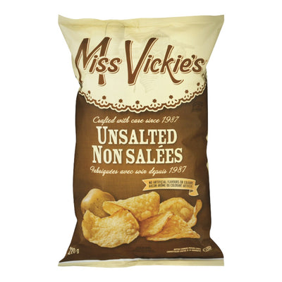 Miss Vickie's Unsalted Chips, 220 g