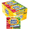 Juicy Fruit Collisions Strawberry Watermelon Gum, 15 pieces