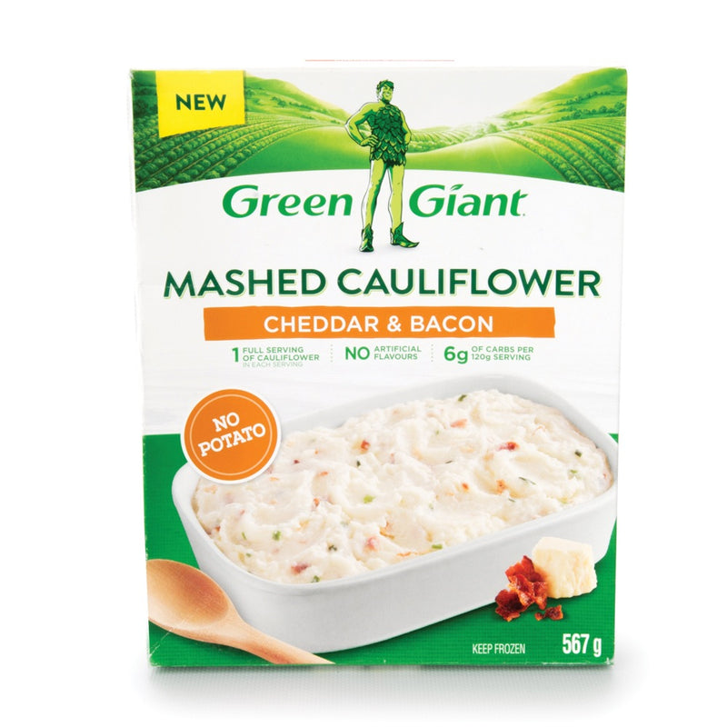 Green Giant Mashed Cauliflower Cheddar & Bacon, 567 g
