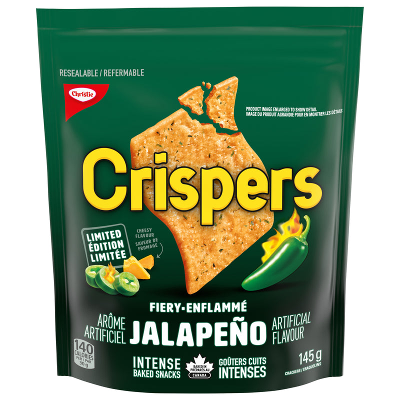 Christie Fiery Jalapeno Crackers, 145 g