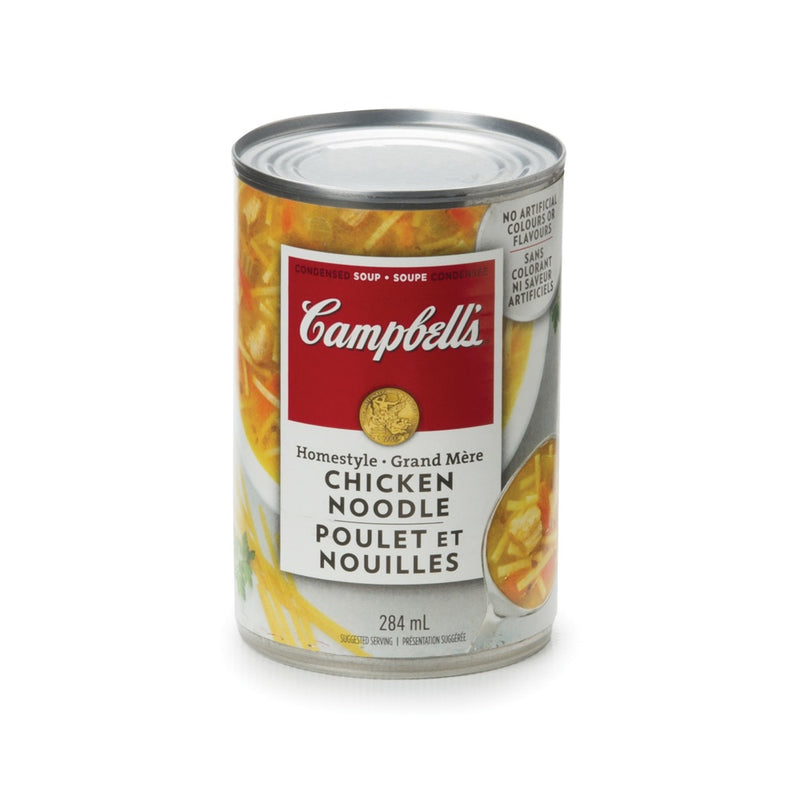 Campbell's Homestyle Chicken Noodle Condensed Soup, 284 mL