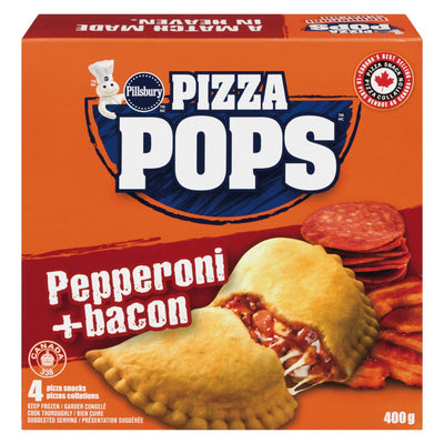 Pillsbury Pepperoni & Bacon Pizza Pops, 400 g